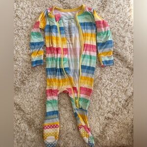 Rainbow footsie that was gently used a few times